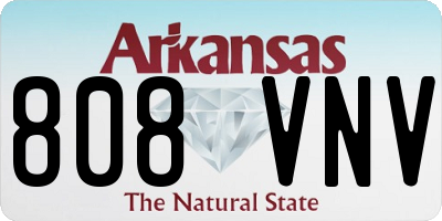 AR license plate 808VNV