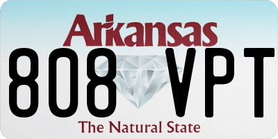 AR license plate 808VPT