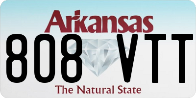 AR license plate 808VTT