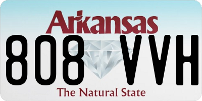 AR license plate 808VVH