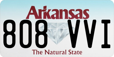 AR license plate 808VVI