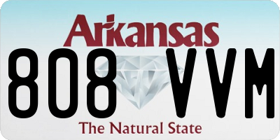 AR license plate 808VVM