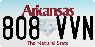 AR license plate 808VVN