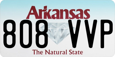 AR license plate 808VVP