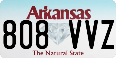AR license plate 808VVZ