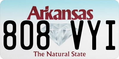 AR license plate 808VYI