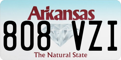 AR license plate 808VZI