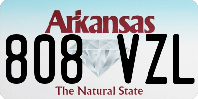 AR license plate 808VZL