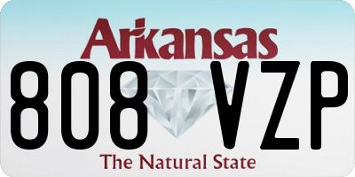 AR license plate 808VZP