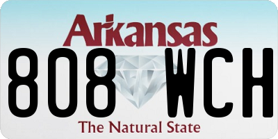 AR license plate 808WCH