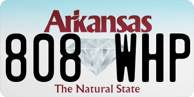 AR license plate 808WHP