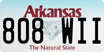 AR license plate 808WII