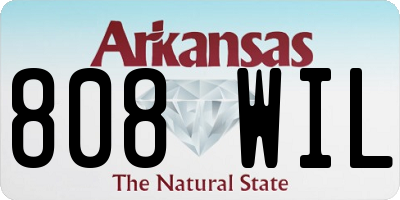 AR license plate 808WIL