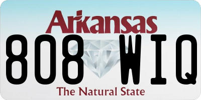 AR license plate 808WIQ