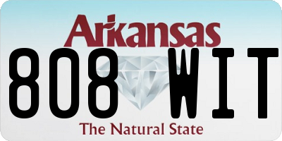AR license plate 808WIT