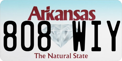 AR license plate 808WIY