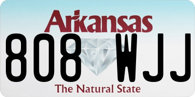 AR license plate 808WJJ