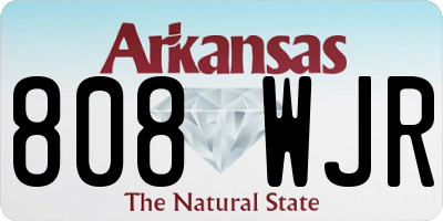 AR license plate 808WJR