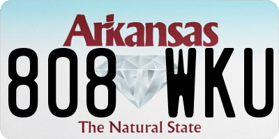 AR license plate 808WKU
