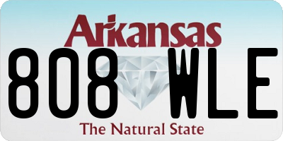 AR license plate 808WLE
