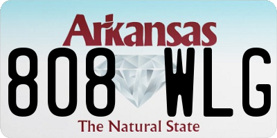 AR license plate 808WLG