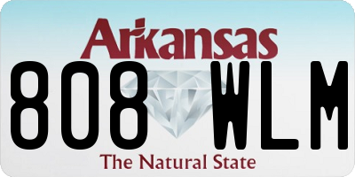 AR license plate 808WLM