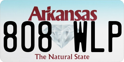 AR license plate 808WLP