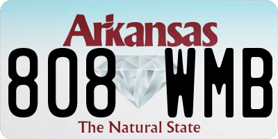 AR license plate 808WMB