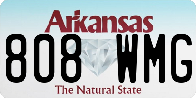 AR license plate 808WMG