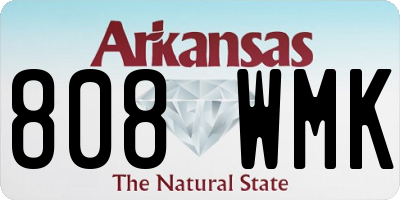 AR license plate 808WMK