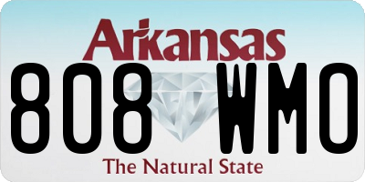 AR license plate 808WMO