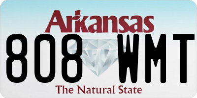 AR license plate 808WMT