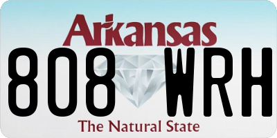 AR license plate 808WRH