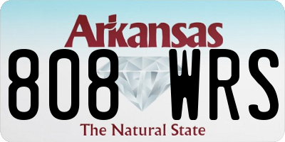 AR license plate 808WRS