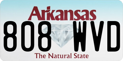 AR license plate 808WVD