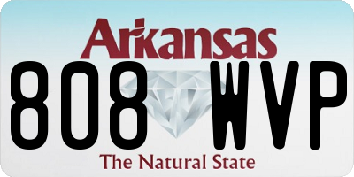 AR license plate 808WVP