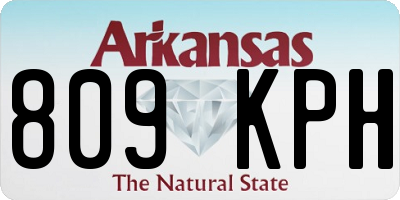 AR license plate 809KPH