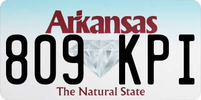 AR license plate 809KPI