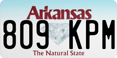 AR license plate 809KPM