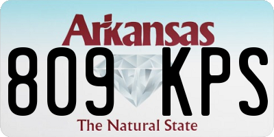 AR license plate 809KPS