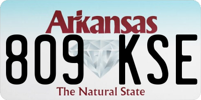 AR license plate 809KSE