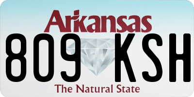 AR license plate 809KSH