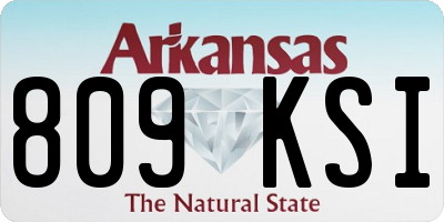 AR license plate 809KSI