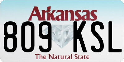 AR license plate 809KSL