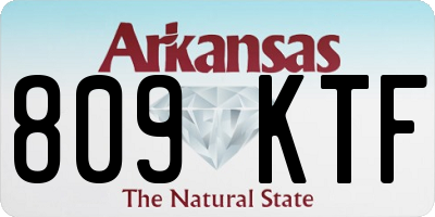 AR license plate 809KTF