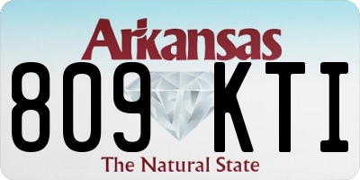 AR license plate 809KTI