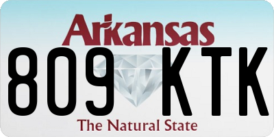 AR license plate 809KTK