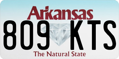 AR license plate 809KTS