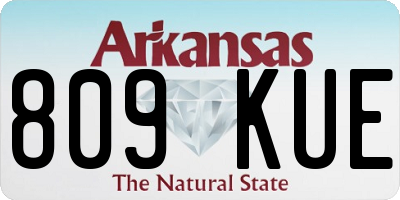 AR license plate 809KUE