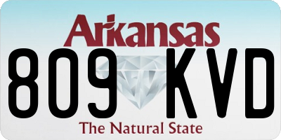 AR license plate 809KVD